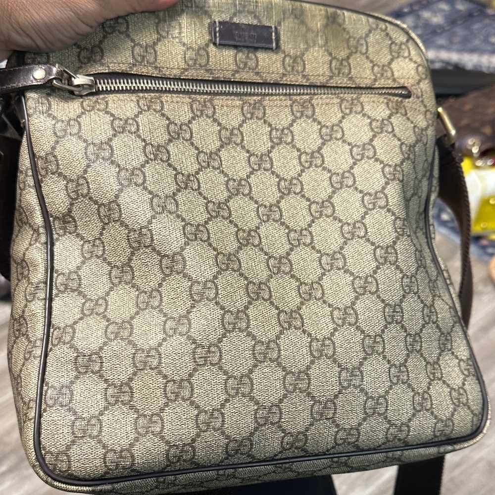 Gucci Tan and Brown Men's Messenger Bag - Picture 7 of 8